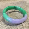 Armreif Lavendelgrün Stoneit Stein Jade Armband handgefertigt