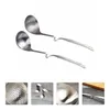 Cucchiai 2 pezzi Mestolo da zuppa Cucchiaio a fessura Pentola Appeso Colino Utensile da cucina2693