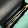 Portefeuille de concepteur 10a portefeuille en cuir authentique sac à main le sac à bandoulière 19cm sac à rabat à imitation délicat avec boîte y030a