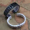 Bracelets de montre Bracelets de montre 12mm 14mm 16mm 18mm 20mm 22mm blanc pur bracelet en céramique bracelet Bracelets Ladys ceinture mode accessoires lumineux 215B