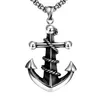 Kettingen Roestvrij Staal Zee Anker Sailor Mannen Kettingen Ketting Hangers Punk Rock Hip Hop Uniek Voor Mannelijke Jongen Mode-sieraden Gifts2258