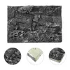 Bakgrund Rock Slab Terrarium Landscape Pography Board Reptiless Aquarium Terrariums Decorative Glass Cork Tank 240307