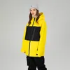 Jackets de esqui mulheres jaqueta de esqui de inverno esportes ao ar livre usam snowboard de snowboard à prova d'água que quente