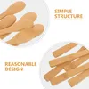 Spoons 6 Pcs Bamboo Honey Spoon Soup Kitchen Stirring Coffee Mixing For Home Long Handle Dessert