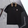 Camisa polo masculina designer camisa polo masculina luxo manga curta lapela casual camiseta moda de alta qualidade puro algodão respirável esportes bordado tamanho asiático m-3xl gc32