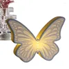 Night Lights Butterfly Lamp Ceramic Reusable Kids Bedside Table For Study Rooms Bedrooms Desktop