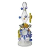 Honeybee Hookahs Glass Bong Recycler Smoking Water Pipe Dab Rig 24cm Height with 14mm Joint