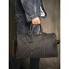Echt leer Heren reistas Vintage handtas Messenger Bag Zakenreis Grote capaciteit bagage Laptoptas voor 16 inch 240305