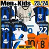 24 25 soccer jerseys Fans Player INTERS BARELLA CORREA DZEKO GIROUD IBRAHIMOVIC LAUTARO Eriksen ALEXIS 2023 2024 MlianS MEN Kids sets football shirt