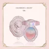 Colorrose Embossed Blush Nude Natural Blusher Long Lasting Gradient Colour Highlighter Palette Wholesale Makeup Products 240304