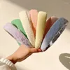 Acessórios de cabelo Coreano Candy-Color Carson Series All-Match Sweet Kids Retro Wide-Brimmed Face Wash Tecido Simples Headband