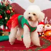 Hundkläder jul husdjur klädklänningar katt mesh klänning valp grossistkläder för små hundar chihuahua