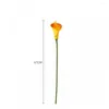 Dekorativa blommor lyxiga riktiga beröring pu calla lily gren Fake Home Decor Fleur Artificielle dekoration Mariage Accessories