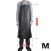 Tablier imperméable à l'huile pour hommes et femmes, travail en PVC noir, boucherie aquatique, Chef alimentaire pour le nettoyage des zones de cuisine, 240227