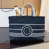 denim designer bag coaches bag Classic diamond pattern Denim bag simple casual large capacity lightweight tote bag fashion Commuter shopping bag