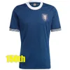 Euro 24 Skottlands fotbollsskjorta 150 -årsjubileum Soccer Jersey Blue 2024 2025 Fotbollskjorta 24 25 uniformer män barn set uniform