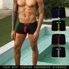 Mutande 4 colori intimo uomo sexy boxer sportivo da uomo intimo in cotone sospensorio per
