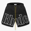 RHude Shorts Designer Herren Shorts Basketball Kurzhose Luxurys Sommer Beach Palm Letter Mesh Street Mode -Jogginghose