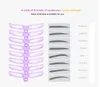 Makeup Reusable Eyebrow Stencil eyebrow ruler Cosmetics Eye Brow Mold Styling Shaping Template Card Makeup Beauty Kit8755546