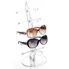 Jewelry Pouches 5 Pair Sunglasses Eyeglasses Glasses Acrylic Frame Display Stand Organizer Rack Shelf Show Counter Holder Transparent Holde