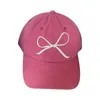 Casquettes de baseball InsStyle Sweet Baseball Hat Peaked Broderie Bows Printemps Étés