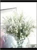 Guirnaldas de flores decorativas Suministros festivos Jardín Entrega directa 2021 Bebés artificiales Espuma de aliento Flor de plástico Gypsophila con 4869408