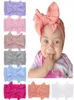 Bebê meninas cocar crianças criança nó faixa de cabelo bandana grande arco elástico faixas de cabelo doce boutique crianças acessórios para o cabelo z2195413248
