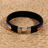 Braccialetti Lesbiche Gay Bisessuali Braccialetti Arcobaleno Coppia Bracciale Aperto