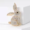 Brooches Vintage Rhinestone For Women Unisex Animal Office Casual Clothing Coat Accesories Pins Birthday Party Gifts