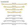 Chains Whole 8pcs lot 316L Plating Extended Chain Necklace Stainless Steel Rolo Gold Color 2 3 4 6 Inch ChainChains260M