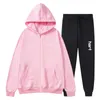 Tracksuit Mulheres Designer Hoodie Homens Flor Zip Up Mens Hoodies Tracksuits Conjuntos Luxo Mulheres Impresso Carta Pulôver Moda Casual Calças Luxo Casais Hoodie