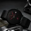 2022NEW CRRJU Fashion Mens Watches Top Brand Luxury Quartz Watch Men Casual Slim Mesh Steel Waterproof Sport Watch Relogio Masculi169b