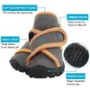 Benepaw Soft Dog Shoes Waterproof Robust Antislip Justerbara tvärband Petstövlar för att gå stående vandring med 240304