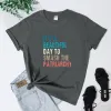 T-shirt To piękny dzień na rozbicie patriarchowej koszuli retro feministka równe prawa