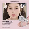 Flower Knows Swan Ballet Velvet Embossed Blush Mat Maquillage Pressé Blush Poudre Palette Pêche Joues Naturel Blush Palette 240304