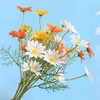 Decorative Flowers Yan Artificial Daisy Spring Picks Tall Forsythia Gerbera Stems For Home Floral Arrangements Indoor Room Decoration