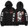 Sweatshirts Demon Slayer Anime Uzui Tengen Eyes Unisex Hoodies Casual Men Women Long Sleeve Fashion Oversized Sweatshirts Streetwear Hoodie