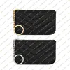 Dames Mode Casual Designer Luxe Caviar MATELASS Clé Pochette Porte-Monnaie Portefeuille Grain De Poudre En Cuir Embossé Carte De Visite H270c