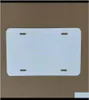 Andra kontorsskolatillförsel sublimering Aluminium registreringsskylt tomt vita aluminiumplåt diy termisk överföring annonseringsplatta6551610