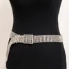 Exaggerated hottie diamond waist chain ornament fashion sexy multi-row rhinestone belt waist ornament