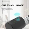 Tuya APP Fingerprint Lock Euro Cylinder Electronic Smart Door Lock RFID Card Bluetooth Digital Keyless Entry Smart Home Lock 240301