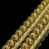 24K Real YELLOW GOLD FINISH SOLID HEAVY 11MM XL MIAMI CUBAN CURN LINK NECKLACE CHAIN Packaged Unconditional Lif2551