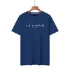 2024 Tasarımcı T Shirt Yaz Kısa Kollu Tee Erkekler Lüks Yaka Kırışıklık Karşıtı Mektup Baskı T-Shirts Moda Kıdemli Pure Pamuk Yüksek Kalite Avrupa Boyutu S-XL