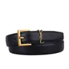 Classic Woman Mens Mosch Width 3.0cm Ino Box Lady Mirror Quality S 10a Designer Belts Womens Man Gift Black White Belt Genuine Leather Buckle Belt with