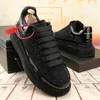 Scarpe casual di lusso con stampa strass uomo piatto hip-hop punk alte sneakers bordo Zapatillas Hombre A6