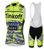 Fietsshirts sets Tinkoff fiets T-shirt mouwloos teamvest kleding sportkleding in 07084107837