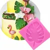 Moules de feuilles d'arbre 3D Sugarcraft, moule en silicone, fondant, outils de décoration de gâteaux, feuilles de chocolat, moule à pâte à gomme T113411922