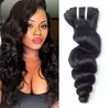 Menschliche Haarwebart Lose Welle Clip Ins Brasilianisches Reines Haar Extensions 10 teile/los 100 glot Natürliche Farbe Lose Welle Haar3846033