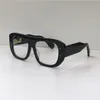 Óculos ópticos de designer de moda, armação quadrada gran, retrô, estilo simples, óculos transparentes, lentes transparentes de alta qualidade com case280c