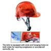 Transparante veiligheidshelm constructie klimmen Steeplejack werknemer beschermende harde hoed werkplekkap hoofdbescherming 240223